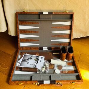 Classic Brown Backgammon Set